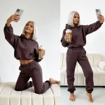 Komplet dresowy Carmen mocca