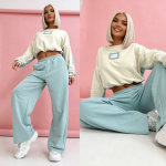 Komplet dresowy Duo pistacja-kokos