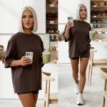 Komplet oversize masełko Tulum mocca