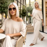 Komplet z 95% wiskozy Bari latte