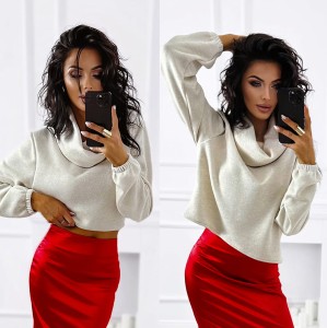 beżowy sweter