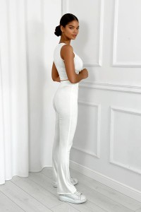 komplet biały z wiskozy