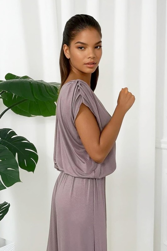 komplet z wiskozy mocca