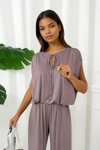 komplet z wiskozy mocca