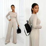 Komplet z wiskozy Taylor latte