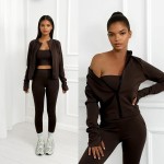 Komplet trzyczęściowy z masełka Morgan ciemna czekolada