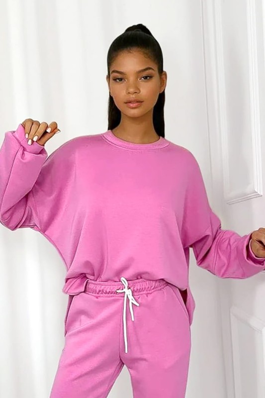 różowy dres z masełka