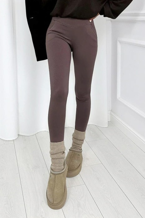legginsy-damskie-soft-z-wiskoza-brazowe