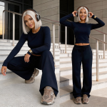 Komplet masełkowy Soft Touch granat